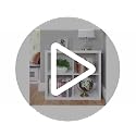 Small Modern Plastic Storage Organizer Bin Basket with Handles for Home Closet Organization - Shelf, Cubby, Cabinet, and Cupboard Organizing Decor - Ligne Collection - 2 Pack - Clear - view 7