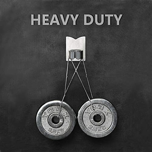 Stainless Steel Mop Broom Holder Organizer, Self Adhesive Wall Mounted Mop Organizer Storage Rack Clip for Kitchen Bathroom and Garage (Model 2 (2 Pakck)) - view 4
