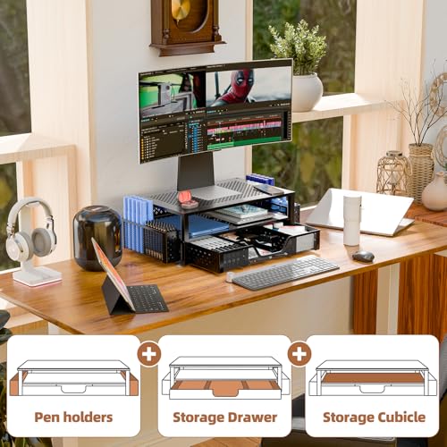 Monitor Stand with Storage, Desk Organizers and Accessories - view 3