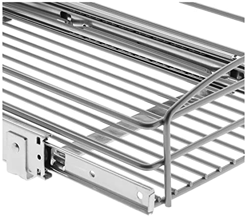 RS-MUB-11-FN 5 in. H x 12 in. W x 20 in. D Multi-Use Pull-Out Basket Cabinet Organizer in Silver - view 7