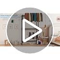 Narrow Rolling Garment Rack with Double Rods and 3 Adjustable Shelves, Compact Portable Closet Organizer for Bedroom, Dorm, Laundry Room, 23.62" W x 16.54" D x 80.71" H, Gray - view 7