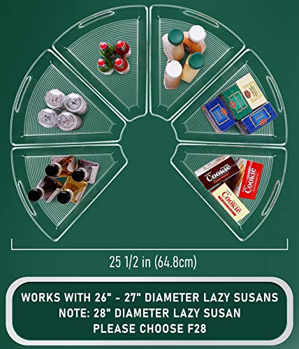 Lazy Susan Cabinet Organizer Bins for 26"/ 28"/ 32" Diameter - view 2