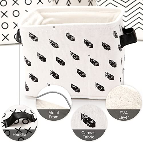 Collapsible Fabric Storage Cubes Organizer with Handles, 4-Pack - view 6