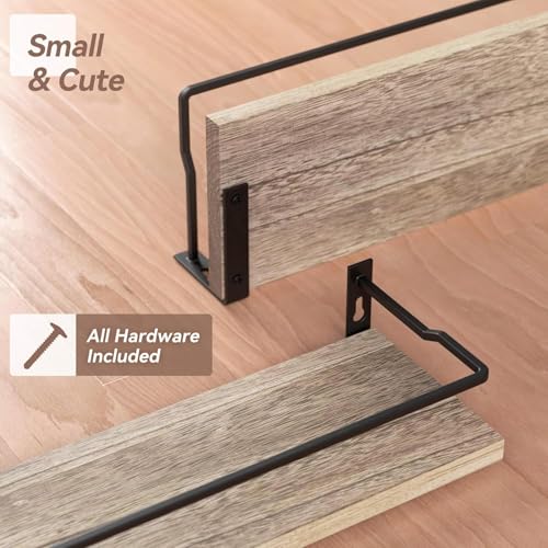 Floating Shelves Bathroom, Small Wall Shelf Over Toilet 2 Set - view 4