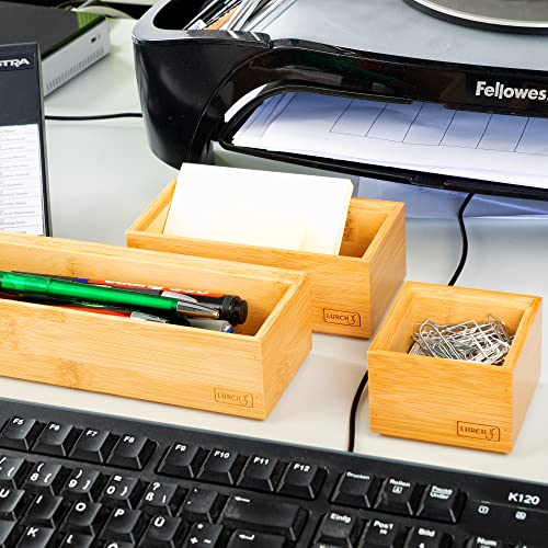 10775 Organiser System Box Insert for Drawers and Storage Box Bamboo 7 x 42 cm - view 3