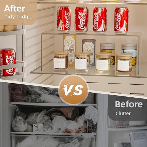 Cabinet Shelf, 8-Pack Clear Organizer Riser 12.4L × 4W × 4.6H in - view 4