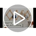 Expanding Beechwood Coffee Mug Wall Rack - view 7
