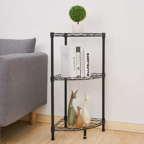 3-Tier Compact Triangle Corner Shelving Unit - view 2