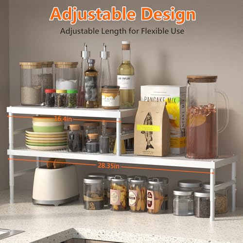 Kitchen cabinet organizer shelf,Spice Racks,Counter Shelf for Cabinets - view 3