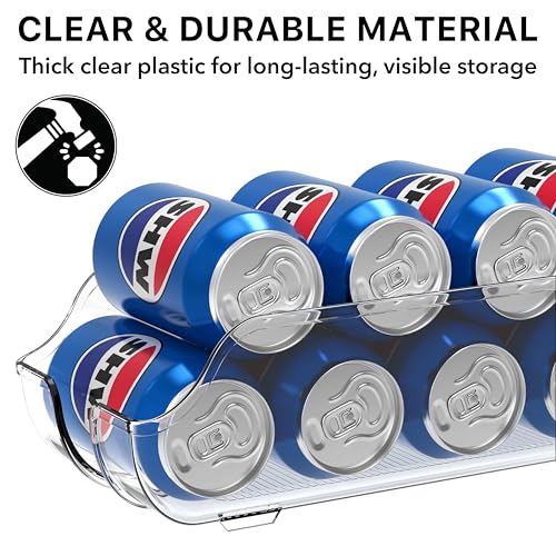 Soda Can Organizer Dispenser Refrigerator/Pantry, Set of 6 - view 7