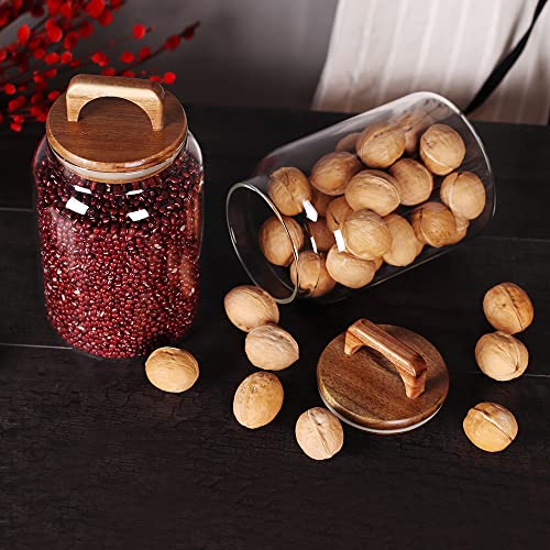 Canister Set of 2, Glass Kitchen Canisters - view 5