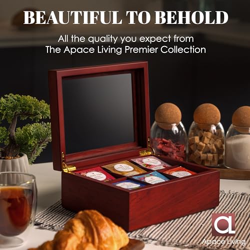 Tea Box - Luxury Wooden Tea Bag Organizer from The Apace Premier Collection - view 5