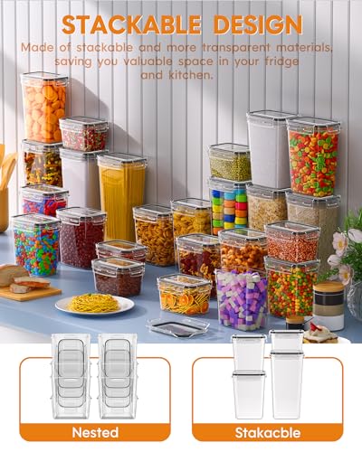 Airtight Food Storage Containers with Lids, 24 PCS, BPA-free - view 6