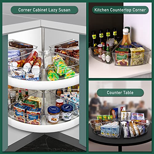 Lazy Susan Cabinet Organizer Bins for 26"/ 28"/ 32" Diameter - view 7