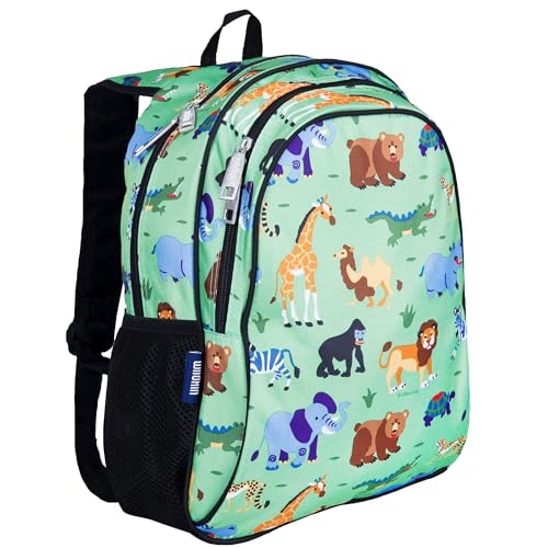 15 Inch Kids Backpack with Lunch Box Bag Bundle - Durable, Lightweight School & Travel Set - Wild Animals - view 3