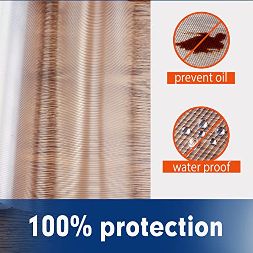 Shelf Liner, Drawer Liner, 12 x 120 Inches Cabinet Liner for Kitchen Cabinets Non-Adhesive Shelf Liners, Waterproof Shelf Paper with Non-Slip, Durable Liners, Clear - view 6