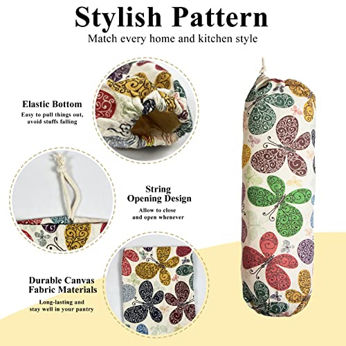 Plastic Bag Holder, Wall Mount Plastic Bag Organizer Dispenser - view 2