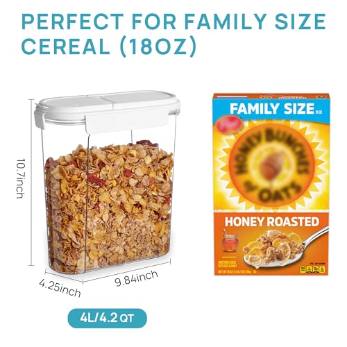 Cereal Containers Set, 3 PCS, 135.2oz/4L - view 2