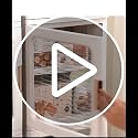 4-Tier Tall Narrow Bathroom Storage Cabinet for Small Space,White - view 7