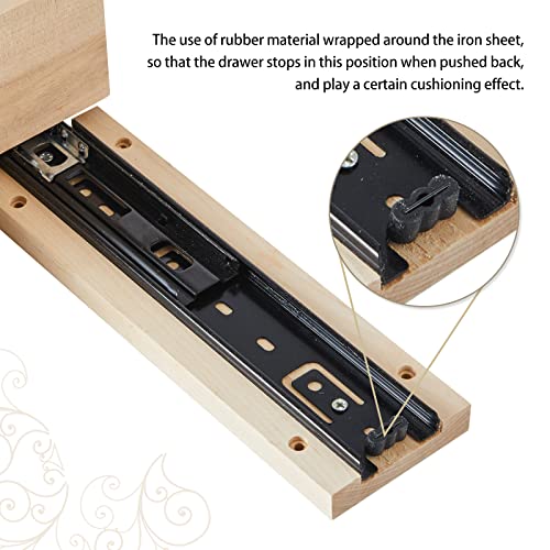 Fully Assembled Drawer Wood Pull Out Tray Drawer Box Kitchen Cabinet Organizer, Cabinet Slide Out Shelve, Wooden Pull-Out Shelf(12'' W×10'' D×3'' H) - view 5
