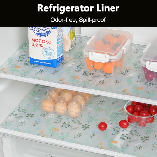 Shelf Liner for Kitchen Cabinet, Non-Adhesive Floral Drawer Liner - view 4