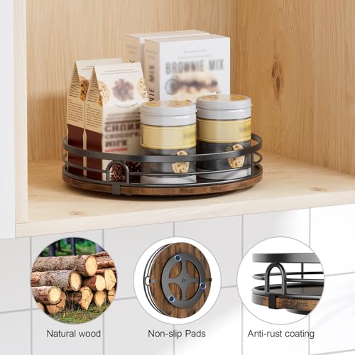 2 Pack Lazy Susan Organizer for Table Top Cabinet Kitchen Countertop - view 4