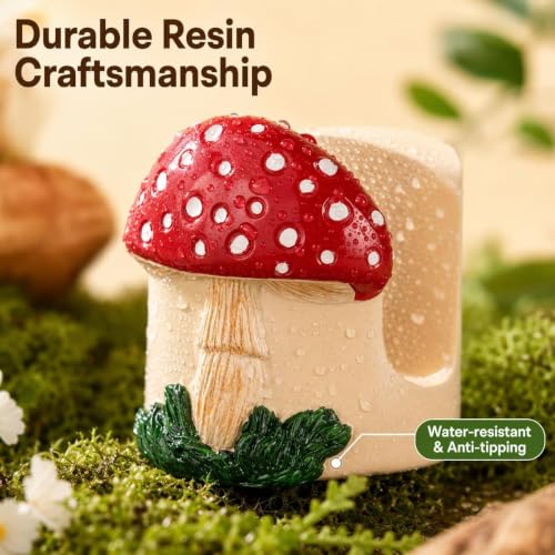 Mushroom Kitchen Sponge Holder Cute Resin Sink Caddy Organizer Decor - view 5