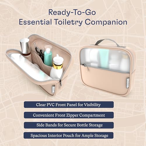 8 Set Packing Cubes for Travel, Shoe & Toiletry Bags (Nude Biege) - view 7