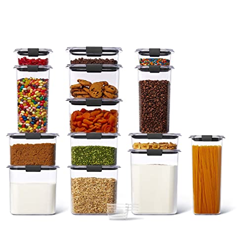 Brilliance 14-Piece Airtight Food Storage Set and 2-Compartment 2.85-Cup Leakproof Meal Prep Containers - view 2