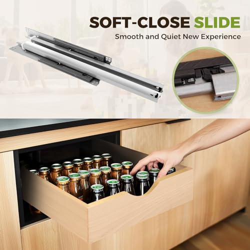 Pull Out Drawers for Cabinet Wood 27" W x 23" D Slide Out Organizer - view 5