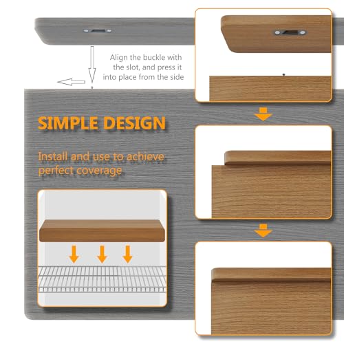 Wire Rack Covers for Shelves(5pcs, 24" W x 16" D) - view 4