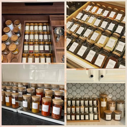 201 Spice Jar Labels - Preprinted Minimalist Waterproof Stickers for Kitchen Jars, Herb & Seasoning Labels for Pantry Organization - view 6