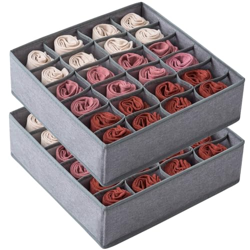 2 Pack Socks Underwear Drawer Organizer Divider