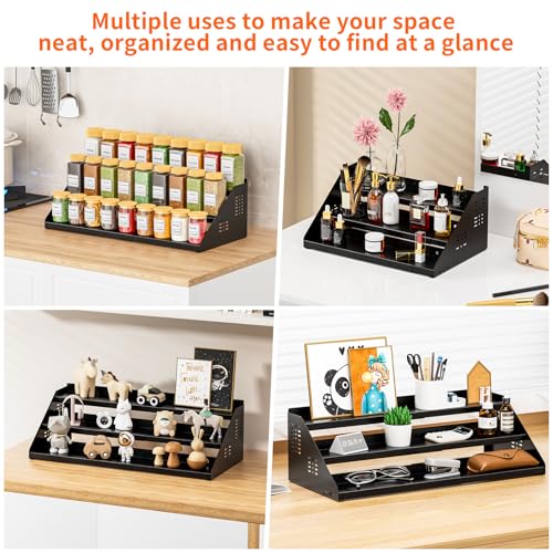 3 Tier Spice Rack Organizer for Cabinet,Expands 13.4 to 21.8 Inch - view 5