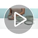 Multi Bowl Cirqula 3-Piece Set – Food Storage Container with Lid - Suitable as Airtight Storage Box for Fridge & Freezer, Microwave Container & Servable Dish - 350, 750, 1250ml - Nordic Sage - view 6