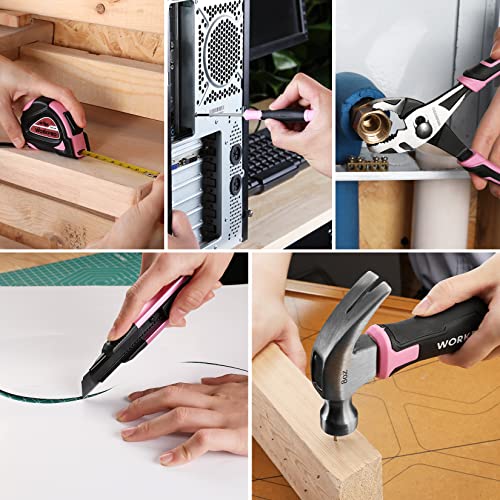 Pink Tool Set, 3.7V Electric Screwdriver Kit with Toolbox - view 5