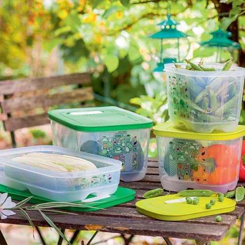 Fridgesmart 4 Piece Food Storage Container Set, Dishwasher Safe and BPA Free (4 Containers, 4 Lids) - view 6