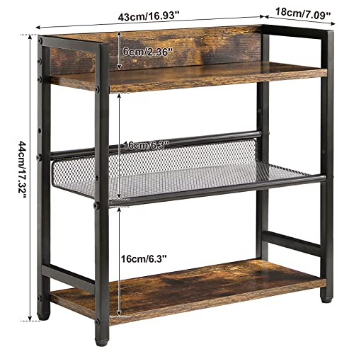 3-Tier Spice Rack，Kitchen Countertop Organizer,Brown - view 7