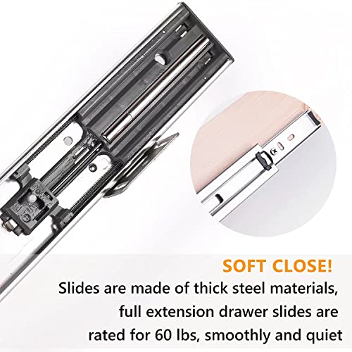 29”W x 21”D x 3”H Soft Close Slide Out Wood Drawer Organizer for Kitchen, (Cabinet Opening>29.5 inches for Bottom Assembly, Width= 29 inches for Side Assembly) - view 6