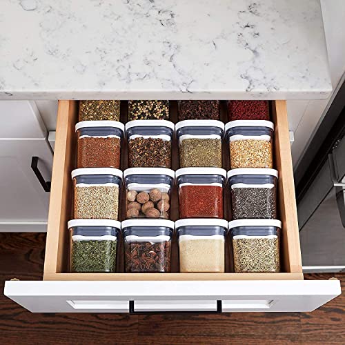 Good Grips 8-piece 0.2 Qt Mini POP Container Set for Dried Herbs, Spices and More - view 2