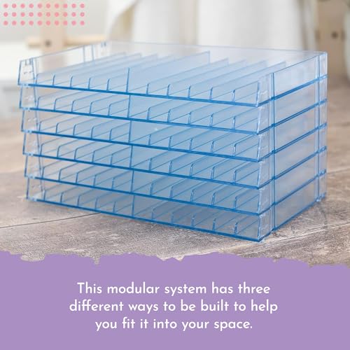 Crafter's Companion - Universal Marker Storage System Modular System for 72 Pens (4 Trays) - Clear, 6 Count (Pack of 1) - view 5