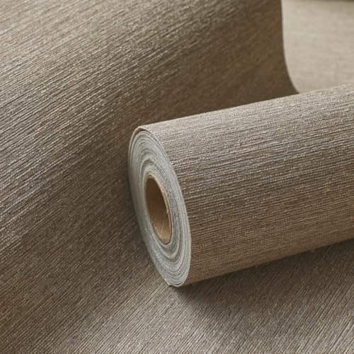 Grasscloth Peel & Stick Real Woven Striped Textured Wallpaper