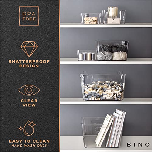 Plastic Storage Basket, X-Large | Multi-Use Storage Basket | Rectangular Cabinet Organizer | Baskets for Organizing with Handles | Home & Office Organization & Container Storage - view 7