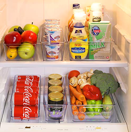Refrigerator Storage Organizer Bins, Assorted Set of 6 - view 4