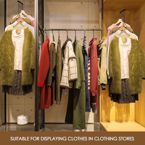 6 Pcs Wall Mounted Clothing Rack for Boutique Retail Store - view 4