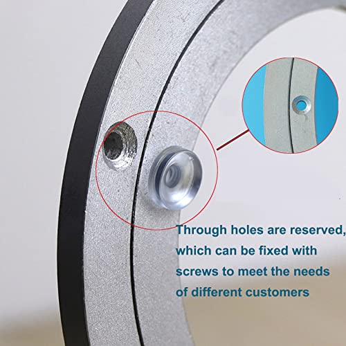Aluminium Alloy Turntable Bearing, Heavy Duty Swivel Turntable Lazy Susan Rotating Bearing Turntable Round Dining Table Smooth Swivel Plate Hardware, 4" - view 4