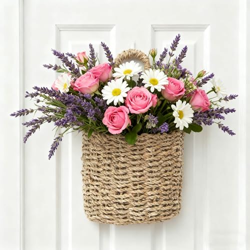 Seagrass Hanging Wall Basket For Front Door - view 3