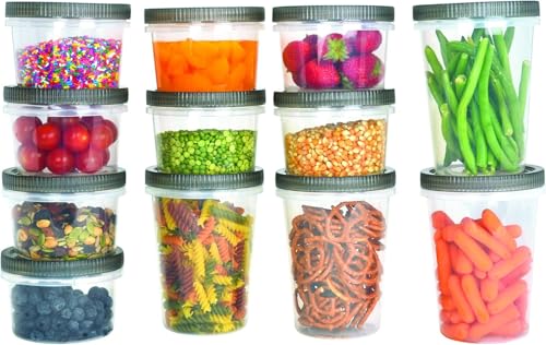 Twist Tight 25-Piece Set Airtight/Watertight/Vented Steam Release Lids/Plastic Food Storage Containers And Rotating Carry Storage Food Container Organizer Rack System - view 2
