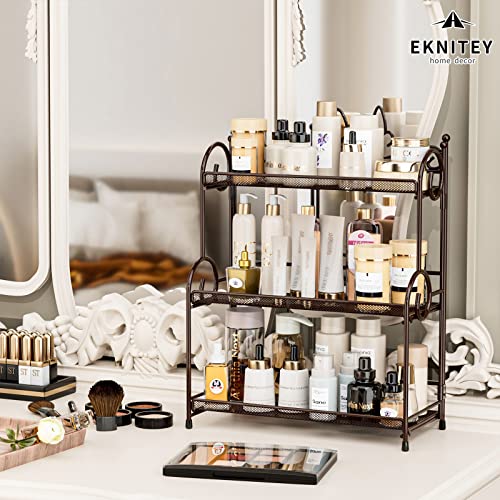 Bathroom Organizer Shelf Countertop - 3 Tier Spice Rack No Assembly - view 2