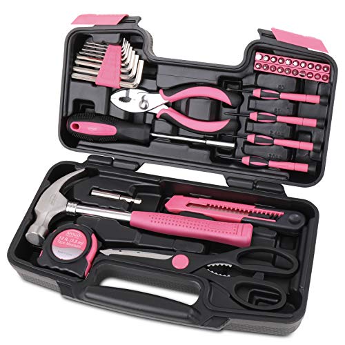 Tools Original 39 Piece General Household Tool Set in Toolbox Storage Case & Be Smart Get Prepared 100 Piece First Aid Kit: Clean, Treat, Protect Minor Cuts, Scrapes. Home, Office, Car, School - view 2